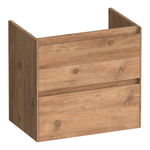 BRAUER Inspire wastafelonderkast ondiep 60 2 softclose lades - greeploos - 1 sifon uitsparing - Chateau SW1200774