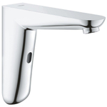GROHE EuroPro Cosmopolitan E waterbesparende wandkraan zonder menging met LongLife batterij 6V chroom 0437795