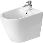 Duravit D-neo Staand bidet - 58x37x40cm - met overloop - wit SW640543