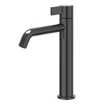 Ivy Pact wastafelkraan - opbouw - voorsprong 14.9cm - PVD - glans zwart chroom (zwart) SW1030833