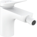 Hansgrohe VIVENIS Eengreeps bidetkraan - met trekwaste - mat wit SW651267