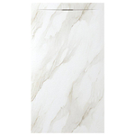 Zenon Essenza Minimal receveur de douche - 120x90cm - antidérapant - antibactérien - marbre minéral - rectangulaire - Marble gold (blanc) SW1418443