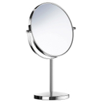 Smedbo Miroir cosmétique - debout - 17cm - 7x grossissant - Laiton - Chrome SW542093