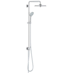 Grohe Euphoria ensemble de douche pluie apparent sans robinet – douche de tête Ø 26 cm à 3 jets – douchette 3 jets – chrome SW108074