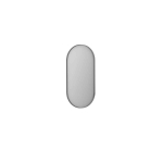 INK SP20 miroir – ovale – 40 x 80 cm – Inox brossé SW798453