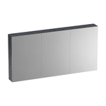 BRAUER Plain spiegelkast 140x70x15cm met 3 links- en rechtsdraaiende spiegeldeuren MFC Metal SW720983