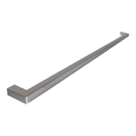 BRAUER Poignée de meuble en applique - 48cm - modèle C - matériau inox - aluminium SW29351