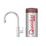 Quooker Flex robinet de cuisine eau froide, chaude et bouillante avec mousseur extractible et réservoir Combi chrome SW107286