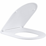 QeramiQ Dely Swirl Staand Toilet - zonder spoelrand - geberit spoelsysteem - slim zitting - mat wit SW1441591