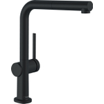Hansgrohe Talis m54 - 1 greeps keukenmkr - 270 uittrekb uitloop - sbox - mat zwart SW528937