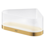 GROHE Selection Panier de douche - 17x17x20x8.5cm - modèle d'angle - montage mural - brossé Cool Sunrise SW482036