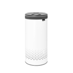 Brabantia Bac à linge - 35 litres - couvercle en plastique - sac à linge amovible - blanc SW767540