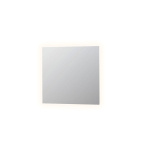 INK SP5 miroir – 90 x 80 cm – LED indirecte tout autour – température de couleur réglable, à intensité variable – aluminium argent SW68769