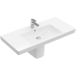 Villeroy & Boch Subway 2.0 meubelwastafel - 100x47cm - 1 kraangat - met overloop - White Alpine (glans wit) 1024058