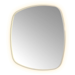 Hotbath &MORE Miroir dans un cadre en aluminium / contour incl. éclairage LED direct et indirect. chauffage de miroir. changement de couleur. dimmable. sans points. avec télécommande IX INOX 316 SW1246836