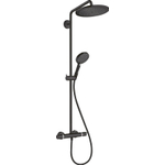 Hansgrohe Croma select s Elect Regendoucheset - thermostaat - air - 1jet - ecosmart - croma - 280 - hoofddouche - handdouche 3 standen - mat zwart SW451590