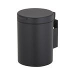 Poubelle murale Geesa Hotel 17.5x24x23cm 3L noir mat SW772551