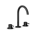 Hotbath Cobber Wastafelmengkraan - 3 gats - PVD - gepolijst zwart SW1246711
