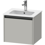 Duravit Ketho.2 Wastafelonderkast - 51x42x44cm geschikt - voor 1 waskom - spaanplaat - betongrijs mat SW772698