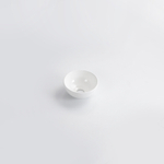 QeramiQ Dely Waskom - 20x20x9cm - rond - keramiek - glans wit SW1102400