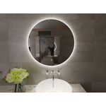 Wiesbaden Giro Miroir salle de bains rond 120cm avec éclairage LED indirect et interrupteur tactile SW484780