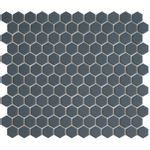 The Mosaic Factory Hexagon - Carrelage mosaïque - 26x30cm - carrelage mural et sol - Hexagonal - porcelaine - Navy Blue SW1015070