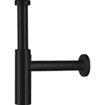 Hansgrohe Universeel Flowstar S Premium siphon à godets design 5/4 avec tube mural avec rosace noir mat SW297538