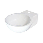 Best Design Class Fontaine blanche avec 1 trou de robinet 16x30x11.5cm SW9971