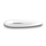 Clou First lave-mains 84x11cm sans trou de robinet Aluite Blanc mat SW9233