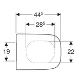 Geberit Renova Closetzitting Met Deksel Topfix Wit SW422340