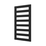 Plieger bellezza el radiateur électrique design avec nexus easy connect 1155x600mm 600 watts gris foncé texturé SW796742