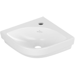 Villeroy & Boch Subway 3.0 hoekfontein - 32cm - 1 kraangat - zonder overloop CeramicPlus - Stone White (mat wit) SW641531