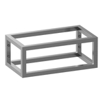BRAUER Believe cadre de lave-mains 40x22x45cm Métal Inox brossé SW720884
