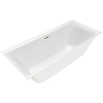 Villeroy & Boch Subway 3.0 baignoire - 170x75cm - rectangulaire encastrée système de remplissage stone white SW641500