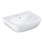 Grohe Euro Keramiek Wastafel - 60x48cm - met kraangat - met overloop - wit SW205895