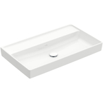 Villeroy & Boch Collaro lavabo pour meuble - 80x47cm - sans trop-plein sans trou de robinetterie blanc SW358388