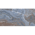 Cifre Ceramica wand- en vloertegel - 60x120cm - 10.5mm - Rechthoek - gerectificeerd - Marmerlook - Blauw Glans SW727442
