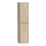 BRAUER Adore Armoire de salle de bains - 160x35x35cm - avec 2 portes sans poignées ouvrant à gauche ou à droite Forest Wheat SW370939