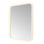 Hotbath &MORE Miroir éclairage LED direct et indirect avec chauffage du miroir changement de couleur dimmable avec télécommande Blanc mat SW1246101