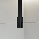 FortiFura Galeria Barre de renfort plafond 125cm pour douche à l'italienne - noir mat SW804542