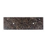 Saniclass Dark Emperador plan sous vasque - 140x46cm - 1 trou de robinet - 2 découpes pour siphon - pierre naturelle marbrée SW1242394