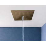 Crosswater MPRO Hoofddouche - 38x38cm - 2 straalsoorten - geborsteld messing (goud) SW876717