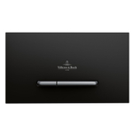 Villeroy & Boch Viconnect Bouton de commande E300 DF 25.3x14.5cm matière synthétique noir/chrome mat SW106658