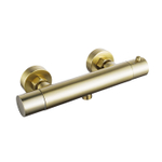 Fortifura Calvi Thermostatische Douchekraan - opbouw - Geborsteld Messing PVD (Goud) SW720571