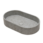 Ideavit Form Waskom 60x35x12cm ovaal concrete beton beige SW416480