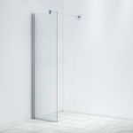 Marenza Bellini Douche à l'italienne - 60x200cm - verre clair - chrome SW208802