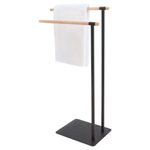 Sealskin Brix Porte-serviettes Métal/Bois Noir SW196161