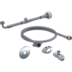 Geberit AquaClean tuma aansluitset - voor inbouwreservoir - 12cm v/douche wc SW87565