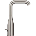 GROHE essence mélangeur lavabo 1 trou taille l avec bec haut orientable avec vidage graphite dur brossé SW701646