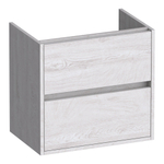 BRAUER Adore wastafelonderkast ondiep - 60x39x55cm - 2 softclose lades - greeploos - 1 sifon uitsparing - Forest Seashell SW1198405
